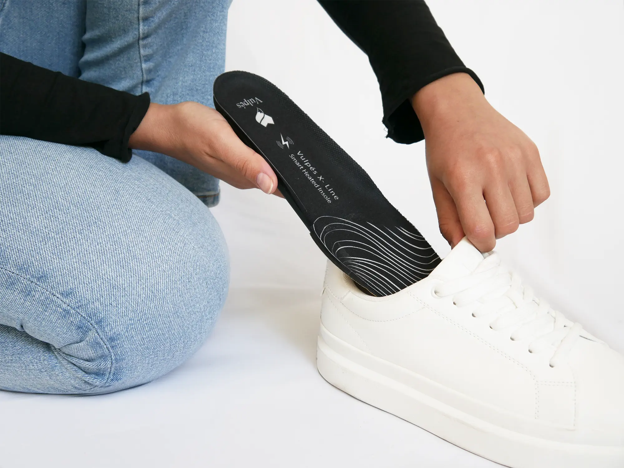 heated insoles x-line vulpés made in germany heat graphene technology